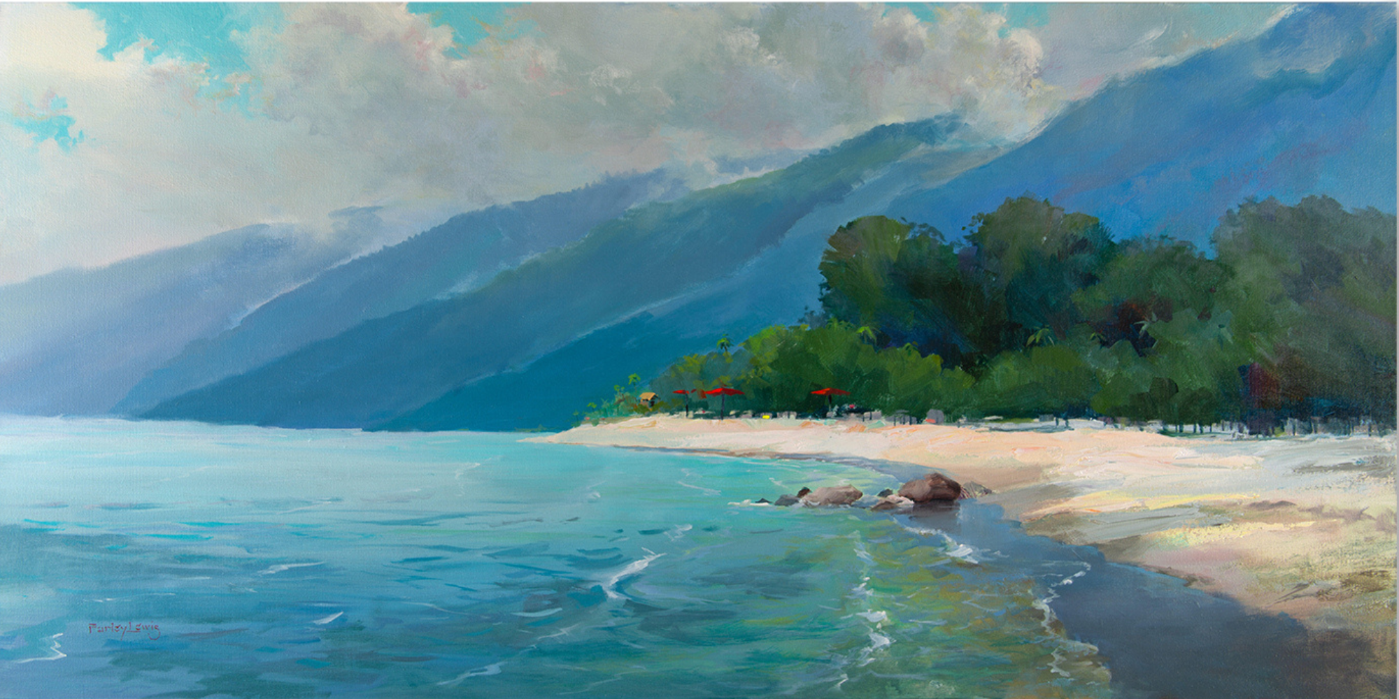 original coastal painting